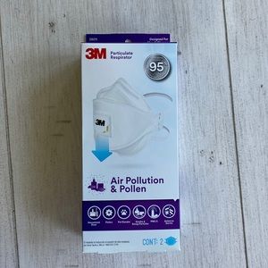 N95 mask with exhale valve
